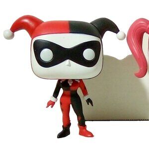 Lot Of 2 Funko Pop! DC Harley Quinn (Out Of Box) Vinyl Figures #156 & #66!